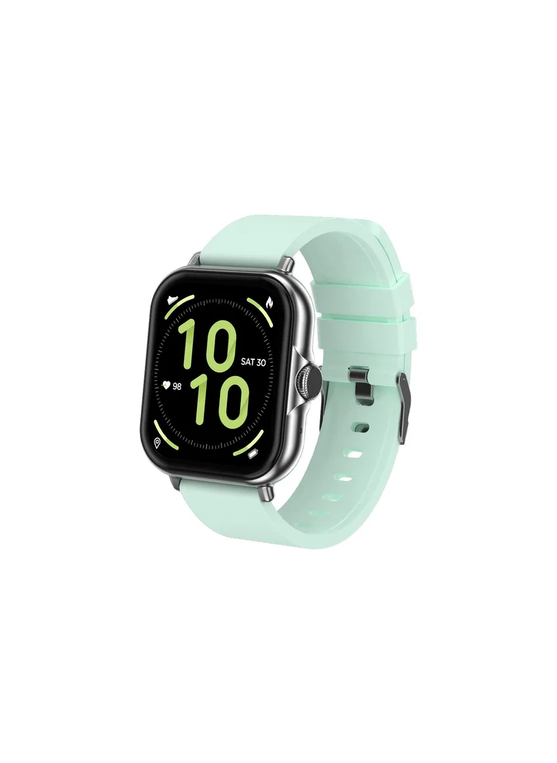 بيبل Spark Ace 1.85" Smartwatch for Men and Women, Large HD Display, Health Suite, 100+ Watch Faces, 7 Days Battery Life - Mint Green