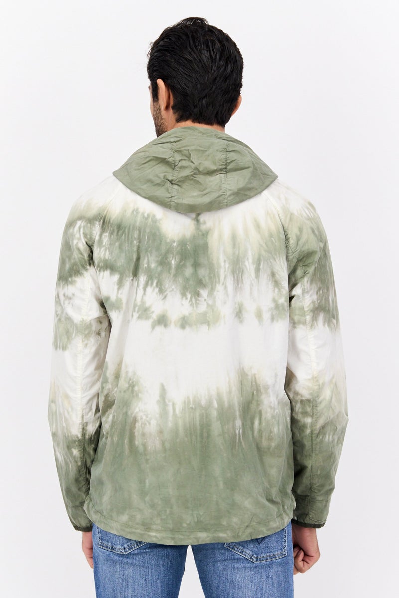 Selected Homme Men Hooded Tie Dye Long Sleeves Hoodie, Multicolor - Image 3