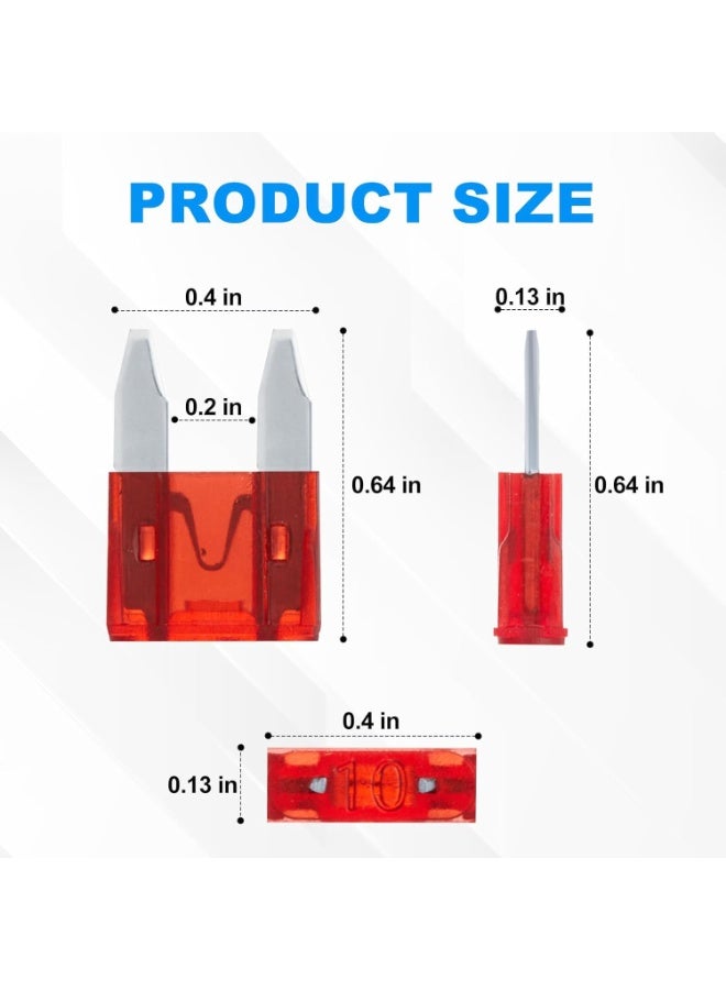 120 Pieces Mini Fuse Kit, Car Fuses Assortment Kit-Fuse Kit-Mini Fuses(2A/3A/5A/7.5A/10A/15A/20A/25A/30A/35A), Fuses Automotive kit for RV, Automotive, Trucks, Motorcycle, Camper, SUV - Image 2