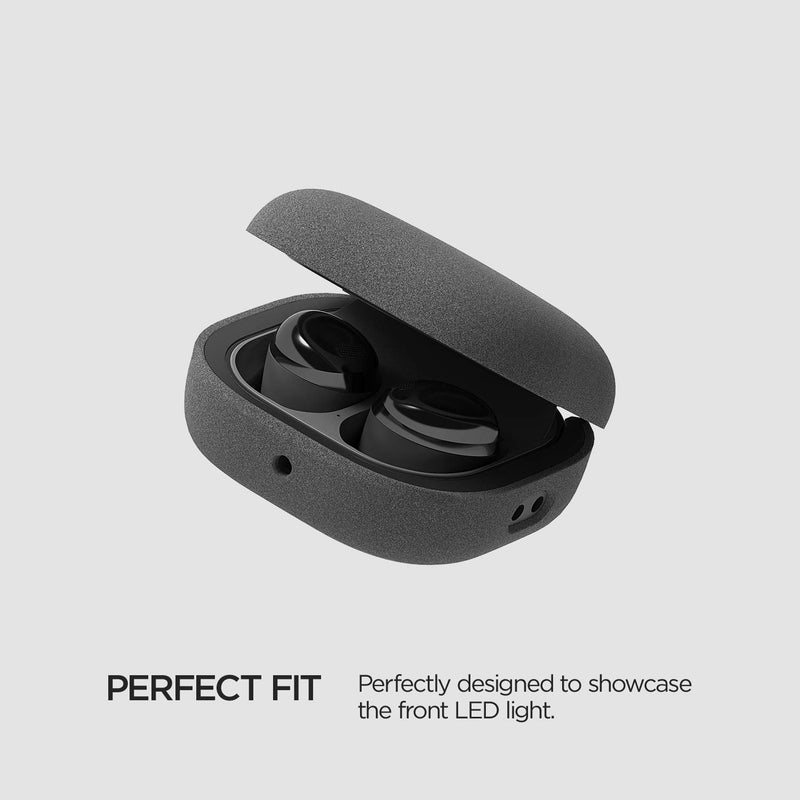 VRS Design Compatible Galaxy Buds Case - Full Body Shockproof Hard Shell Cover (Modern-Sand Stone) - Image 4