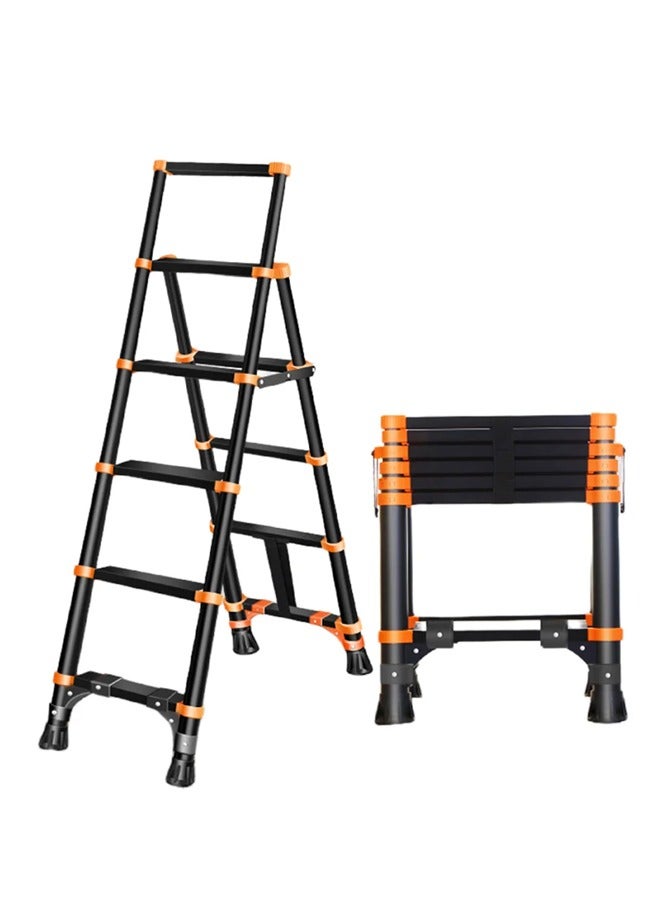 Imported telescopic aluminum ladder with adjustable parts – 5 steps ladder /YT-AT-B5 - Image 2
