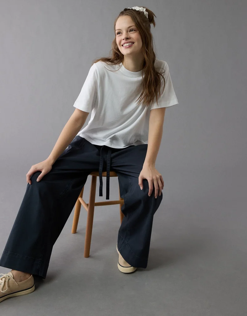 American Eagle  AE Everyday Luxe Relaxed T-Shirt for Women | Best Price UAE