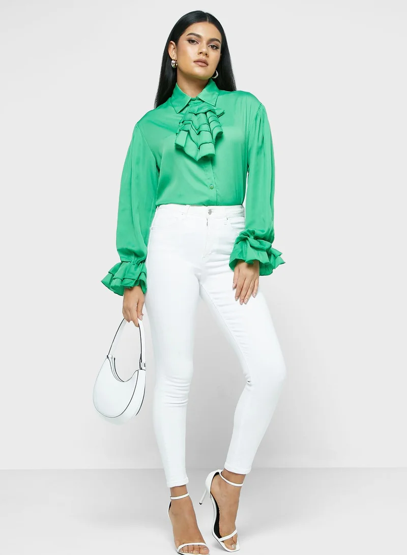 ELLA Ruffle Sleeve Shirt