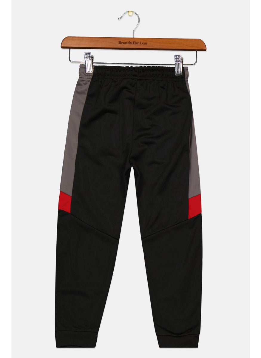 Body Glove - Kids Boy Drawstring Side Pocket  Track Pants, Black - Image 1