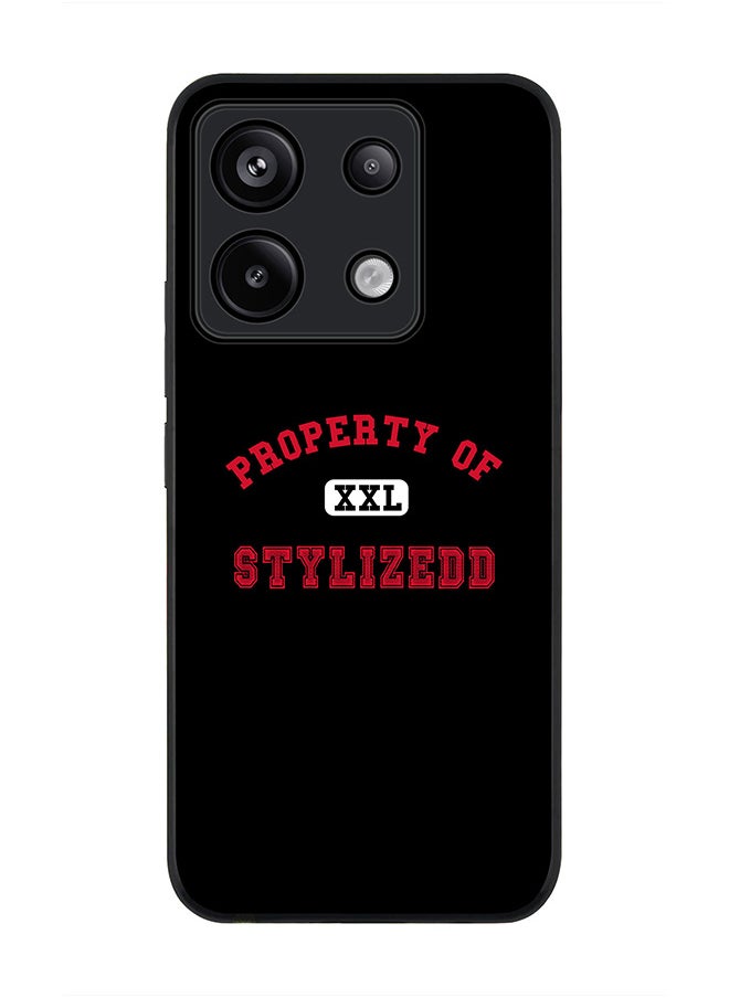 Stylizedd Rugged Black Edge Case for Xiaomi Redmi Note 13 Pro 5G, Slim fit Case Flexible Anti Drop TPU Gel Thin Cover -  Property of Stylizedd  - Image 1