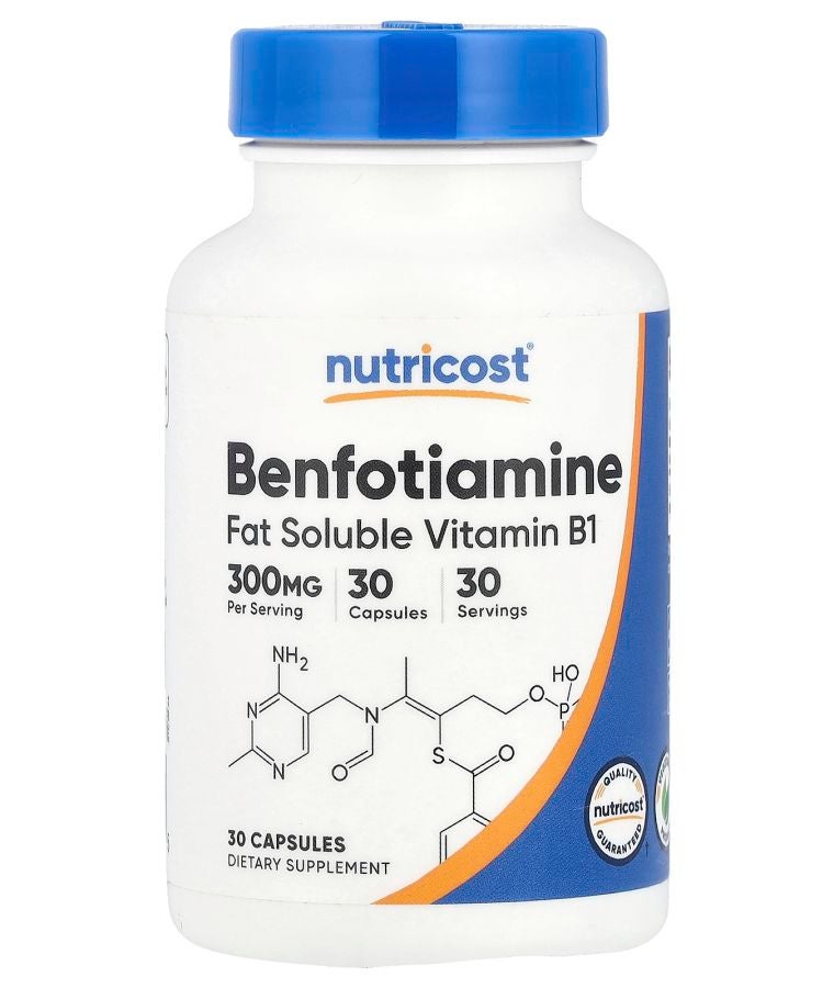 Nutricost Benfotiamine 300 mg 30 Capsules