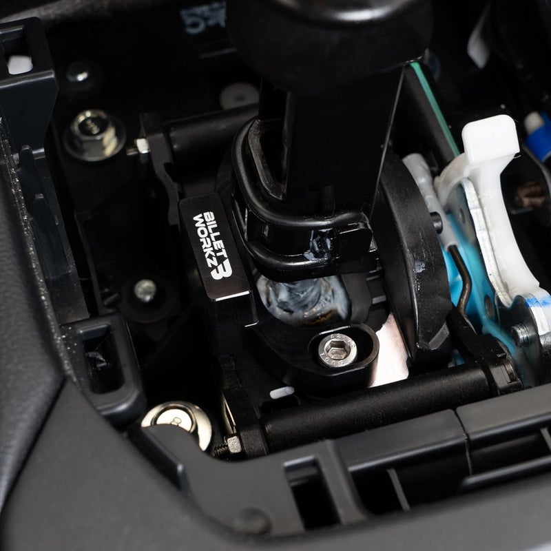 Billetworkz Shifter Stop for 2015-21 and 2022 Subaru WRX - Black - Image 3
