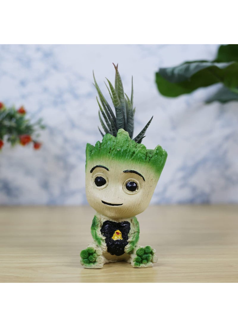 Wonderland Wonderland Baby Groot with Chick for Home and Decoration (Medium Size)  - Image 1