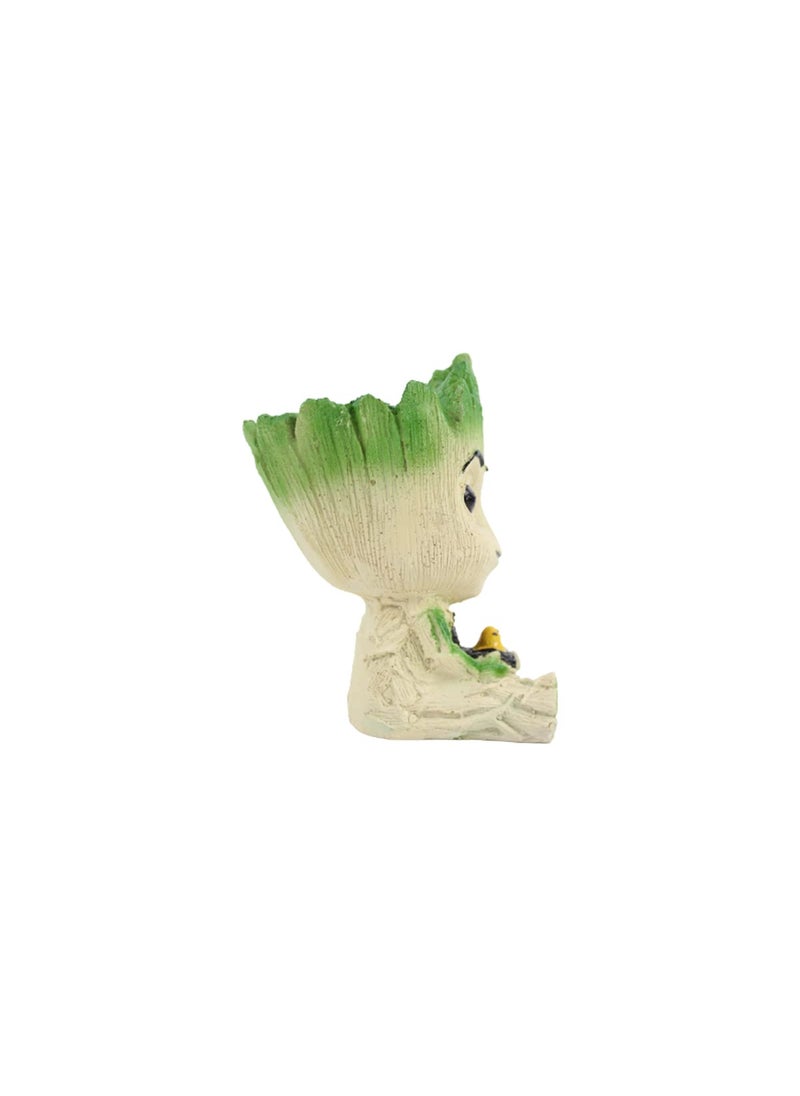 Wonderland Wonderland Baby Groot with Chick for Home and Decoration (Medium Size)  - Image 4