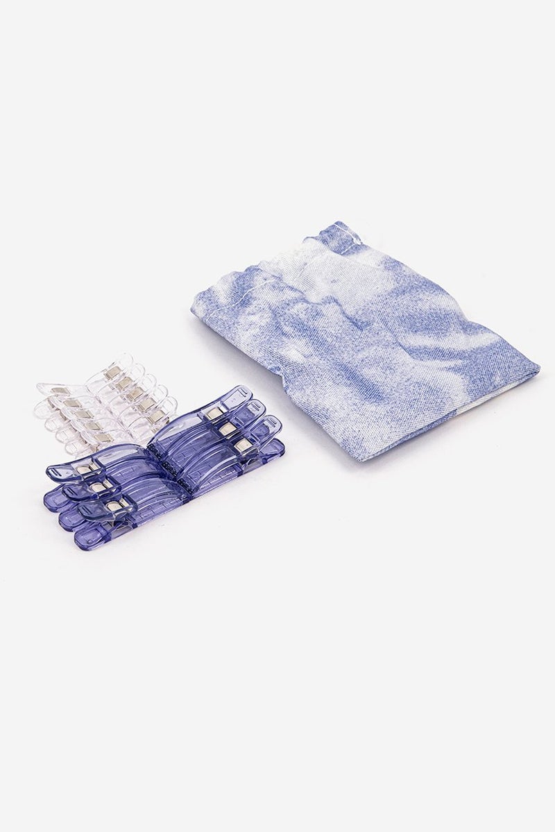 Tchibo 16 Pieces Fabric Clips, Transparent - Image 2