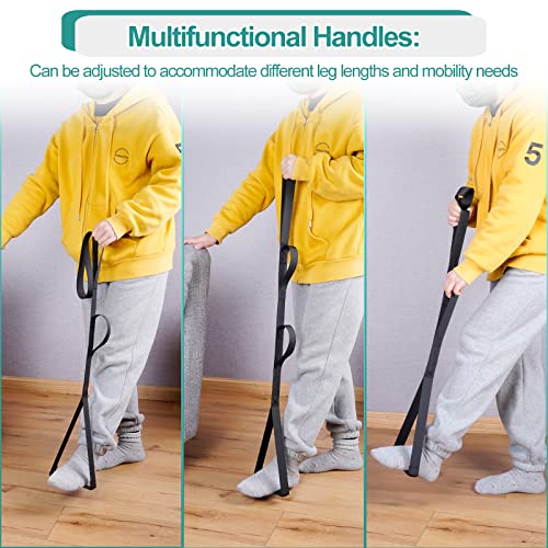 Homymusy 42 Inch Long Leg Lifter,Leg Strap with Large Foot Loop,Leg Lifter After Hip Replacement for Hip Kit for Seniors,Knee Replacement Recovery Aids - Image 5