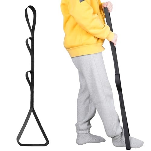 Homymusy 42 Inch Long Leg Lifter,Leg Strap with Large Foot Loop,Leg Lifter After Hip Replacement for Hip Kit for Seniors,Knee Replacement Recovery Aids - Image 1