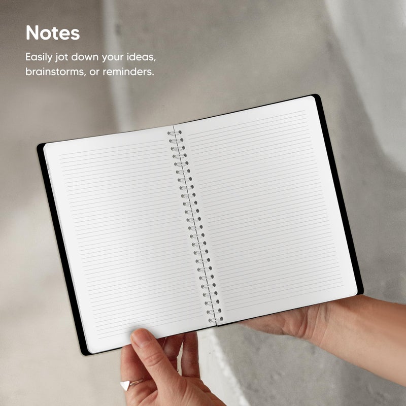 Inamio Academic Planner 2026-2027 - Hourly 2026-2027 Planner Weekly and Monthly - Appointment Book with Flexible Cover, Twin-Wire Binding - Simple Design for Productivity. June 2026 - July 2027. 6.5 x 8.5 - Image 5