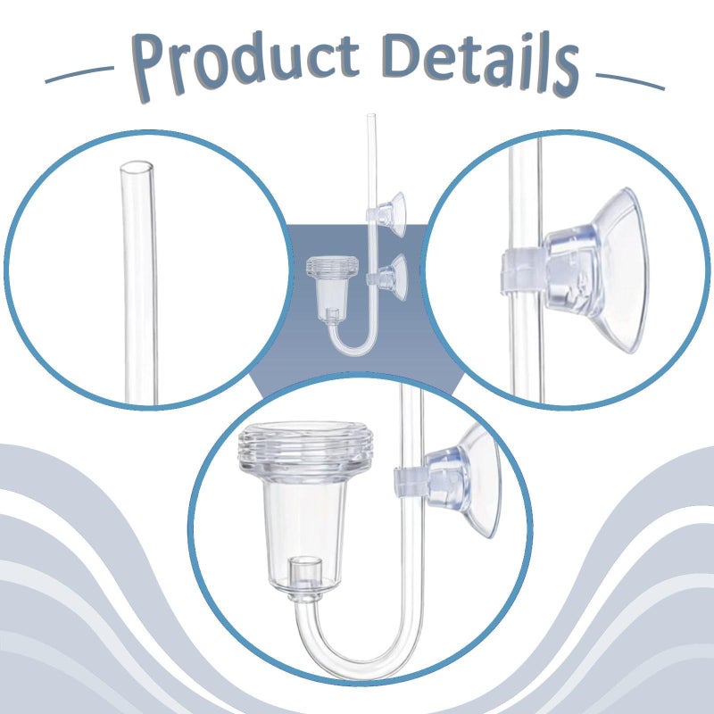 S Size CO2 Diffuser with Double Seal Air Outlet for Freshwater Aquarium Plant Growth - Image 5