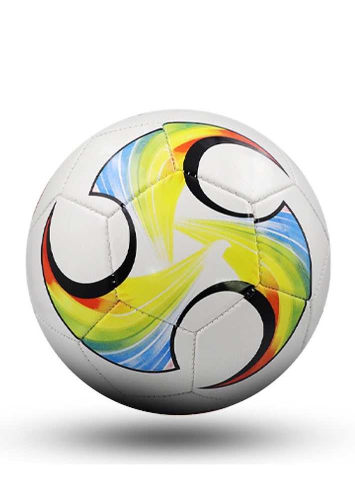Generic Soccer Ball Size 4 PVC Outdoor and Indoor School Sports Activity Anti-Explosion Soccer Balls Adults Youths Teens Unisex Juniors Training Soccer Machine Stitched Football for Kids Adults - Image 1