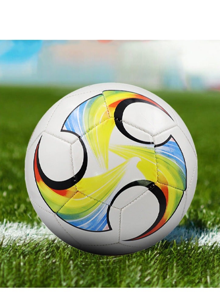 Generic Soccer Ball Size 4 PVC Outdoor and Indoor School Sports Activity Anti-Explosion Soccer Balls Adults Youths Teens Unisex Juniors Training Soccer Machine Stitched Football for Kids Adults - Image 2