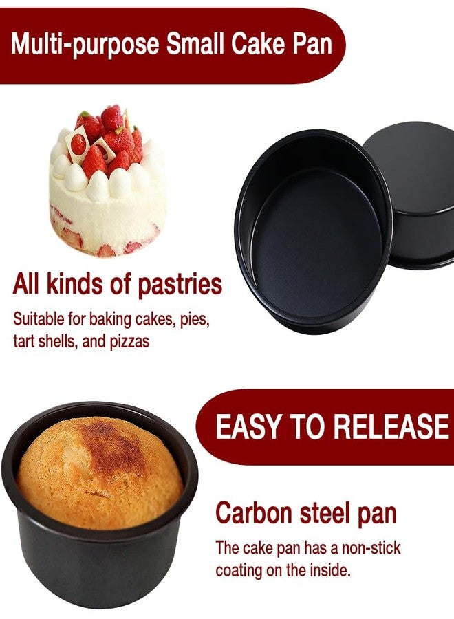 Goalfly 6 Inch Cake Pan Set of 3, Round Cake Pans with 100 Pieces Parchment Paper, Cake Baking Pans, Cake Tins for Baking - Image 4