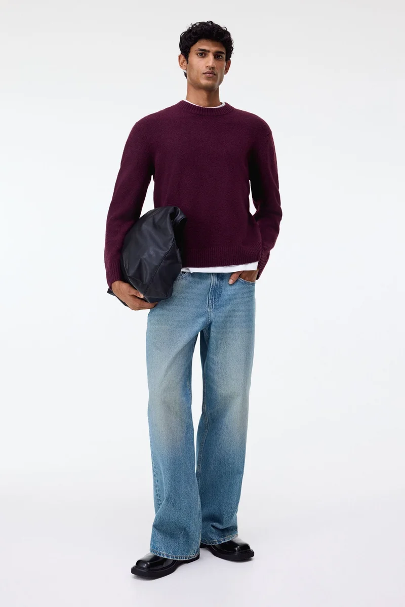 H&M Regular Fit Brushed jumper