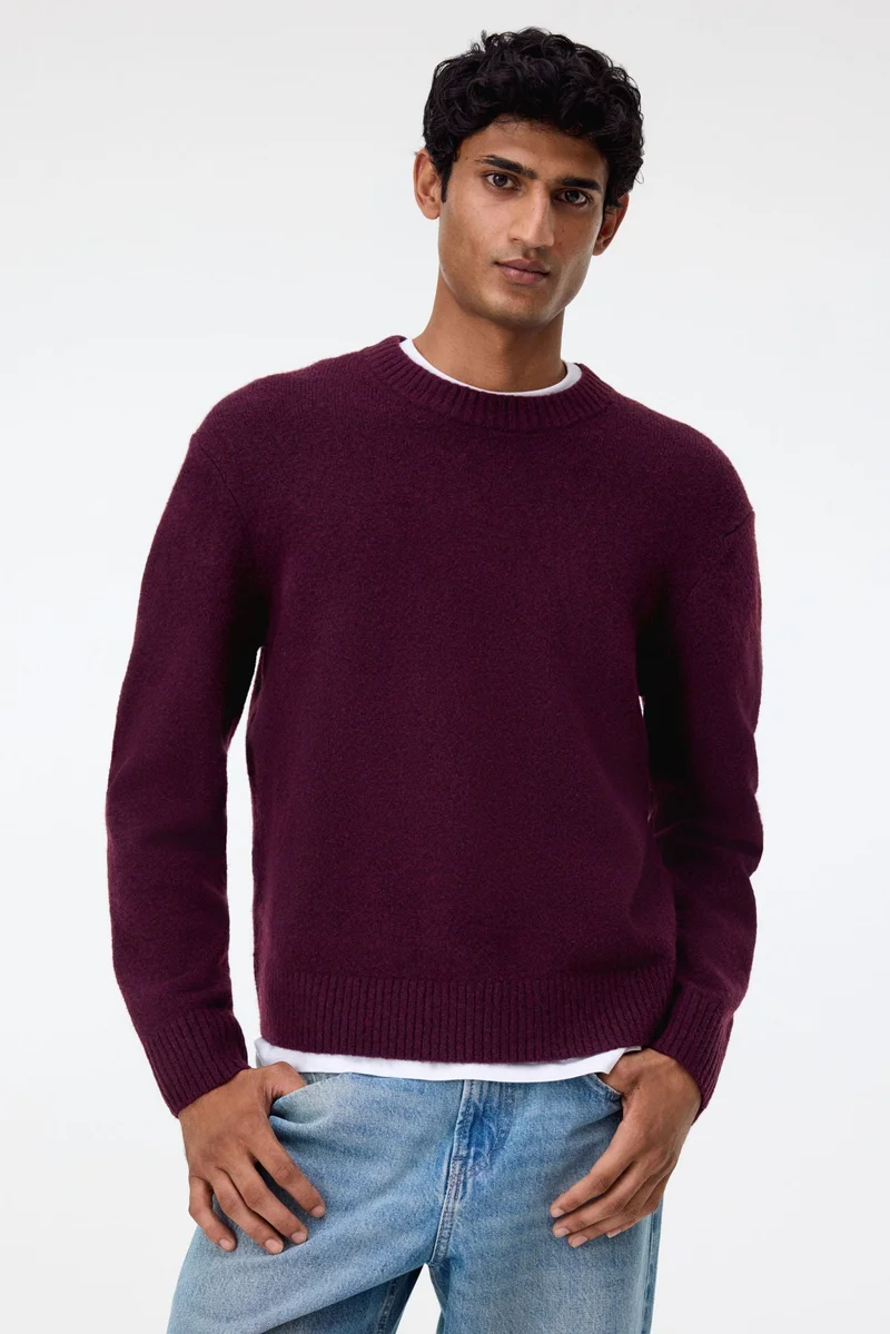 H&M Regular Fit Brushed jumper