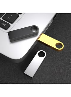 ماركة غير محددة قرص معدني U Disk Logo Lettering Bidding USB 3.0 هدايا ترويجية للمعارض عالية السرعة 64 جرام سيارة إبداعية قرص U - اللون: ذهبي - السعة: USB3.0 64G  - Image 3