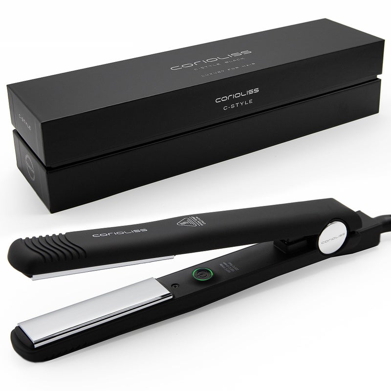 Corioliss C Style | Hair Straightener for Women | Titanium Plate for Fine Hair | Professional Iron with Temperature Control (Black Soft Touch) - Image 5