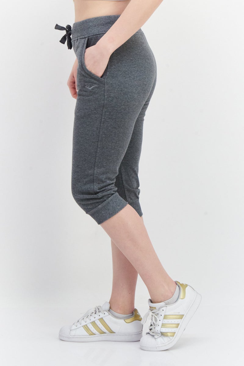 EVERLAST سروال جوجر رياضي للنساء، رمادي - Image 4