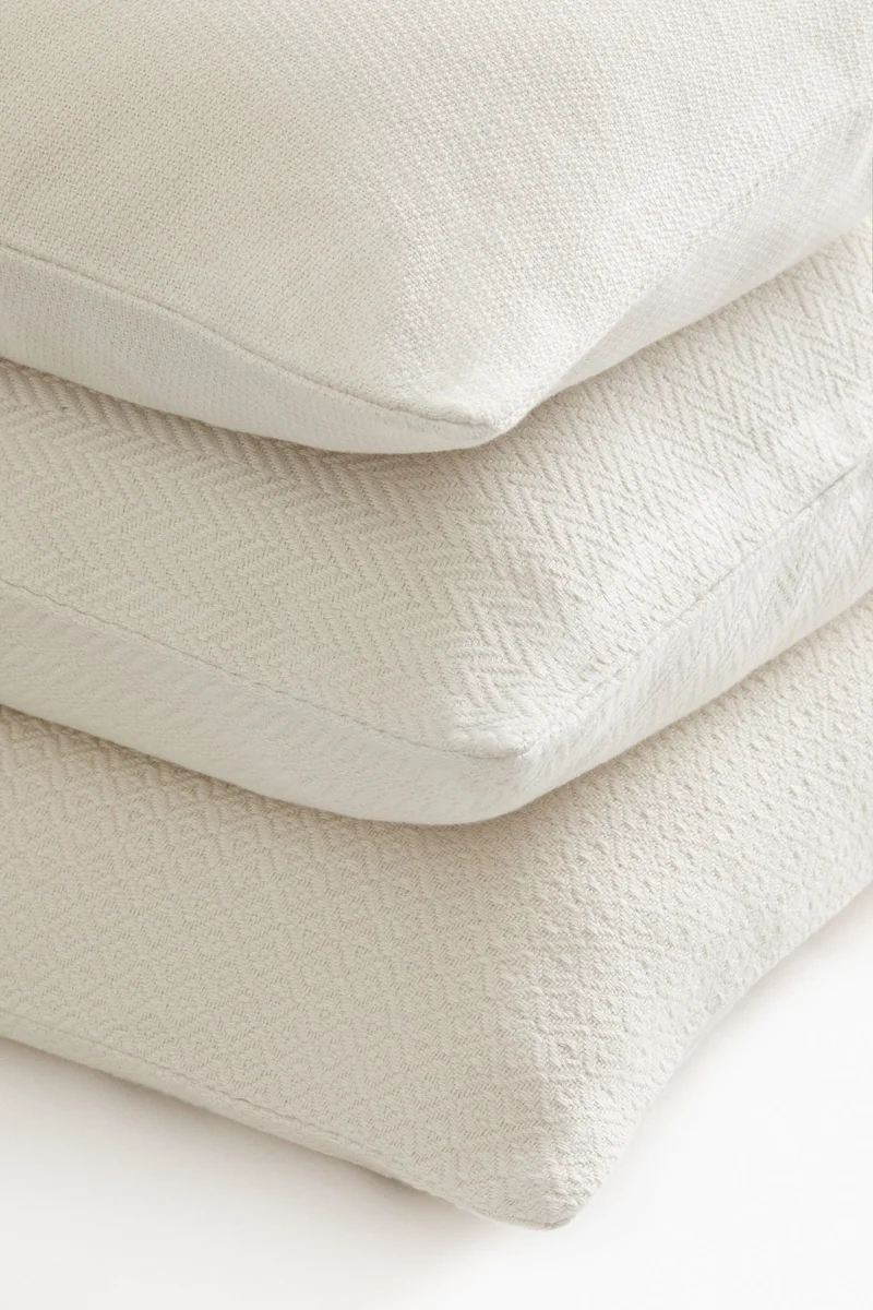 H&M 3-pack textured cushion covers