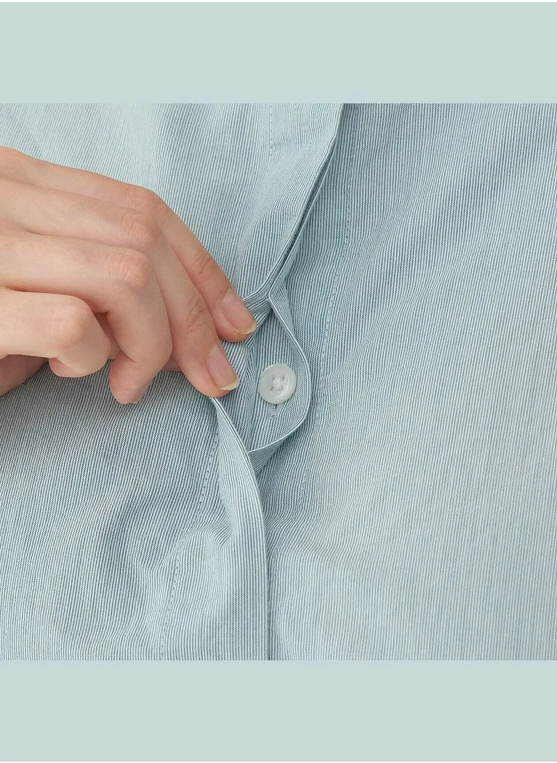 MUJI Cool Touch Broadcloth Sleeveless Blouse