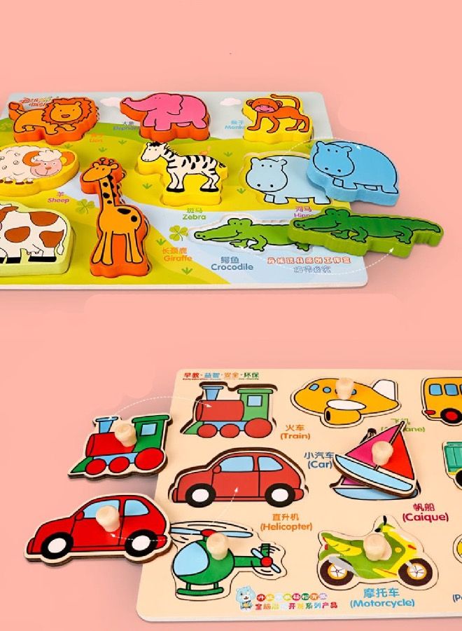 My Pumpkin Wooden Pegged Puzzles And Educational Learning Board For Kids - Image 2