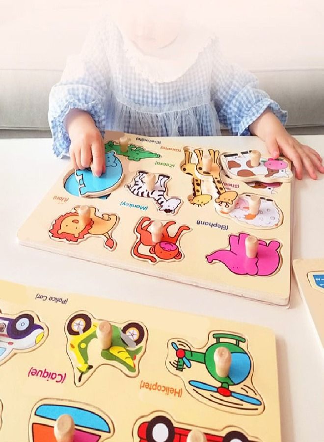 My Pumpkin Wooden Pegged Puzzles And Educational Learning Board For Kids - Image 5