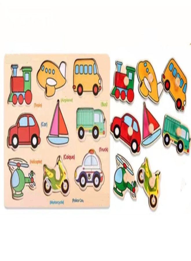 My Pumpkin Wooden Pegged Puzzles And Educational Learning Board For Kids - Image 1