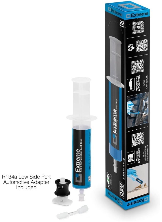 ERRECOM ERRECOM Extreme - 30mL, Leak Stop for Vehicle A/C Systems, includes R134a adapter  - Image 5