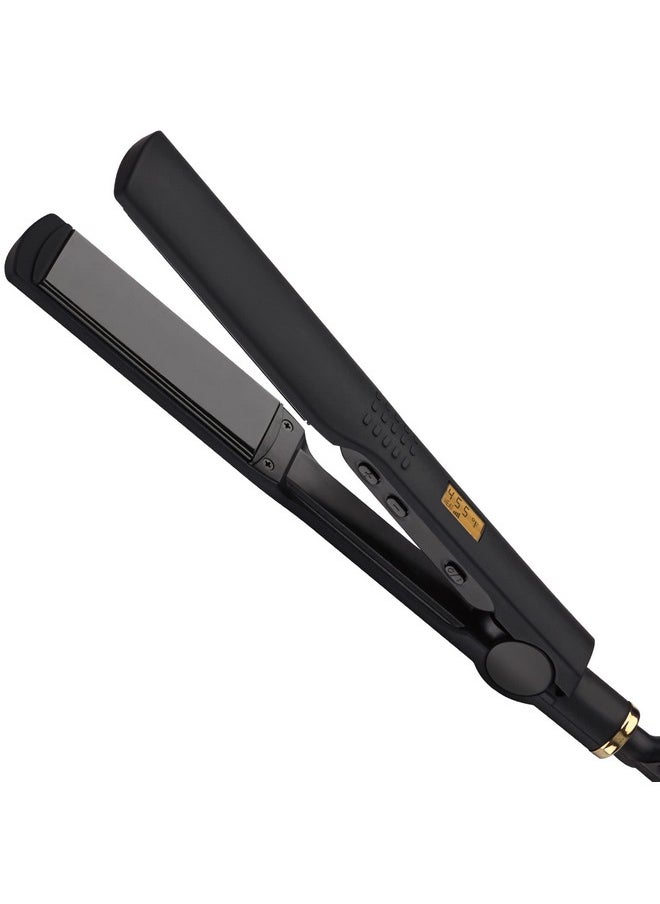 Hot Tools - Pro Artist Black Gold Flat Iron Long Lasting Extra Smooth Styles (11/4 In) - Image 1