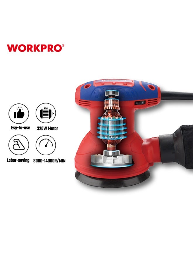 WORKPRO Electric Orbital Sander - Image 3