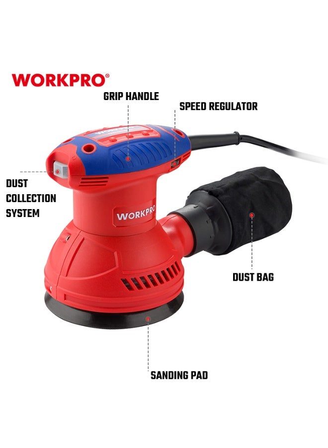 WORKPRO Electric Orbital Sander - Image 4