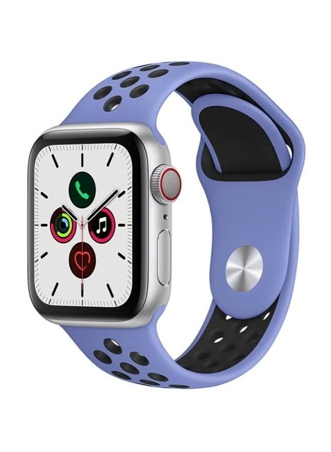 فيسوس شريط بديل لسلسلة Apple Watch 5/4/3/2/1 44/42 مم الضوء الأرجواني/الأسود