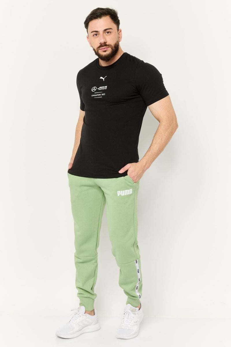 Puma x Mercedes AMG Men Sportswear Fit Short Outdoor T-Shirt, Black - Image 2