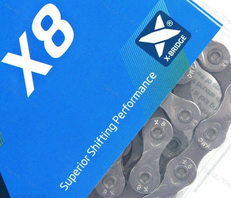 KMC X8 8-Speed Nickel Plate edition X-Series Bicycle Chain Compatible with Shimano, SRAM, Campagnolo and All Major Systems - Image 3