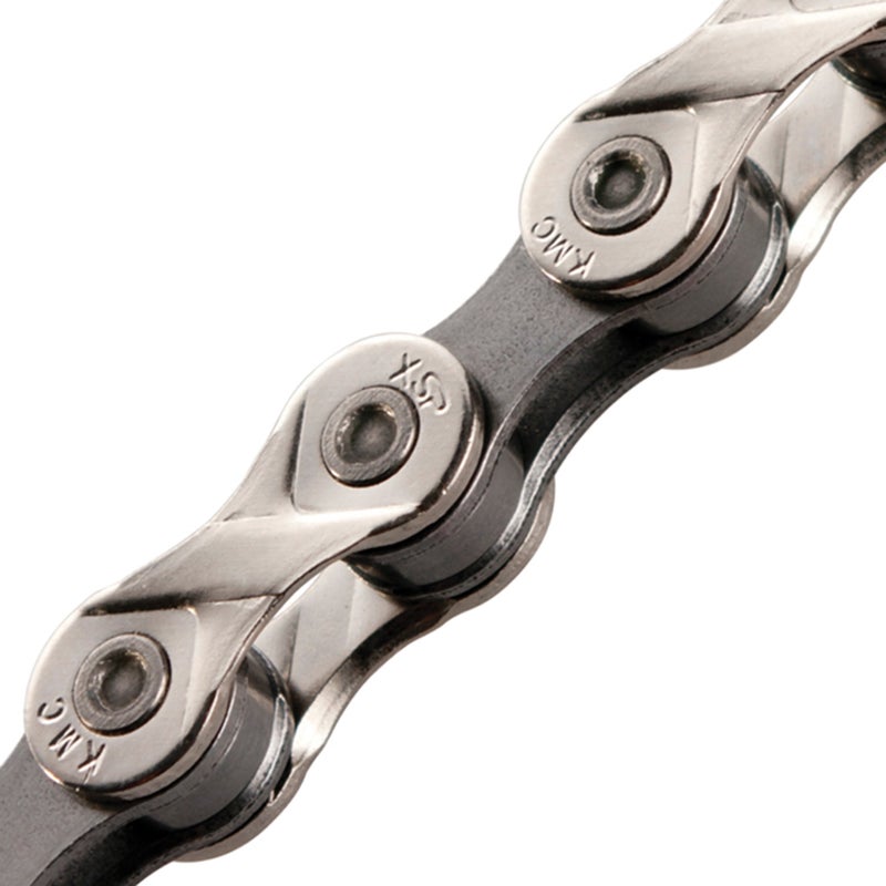 KMC X8 8-Speed Nickel Plate edition X-Series Bicycle Chain Compatible with Shimano, SRAM, Campagnolo and All Major Systems - Image 1