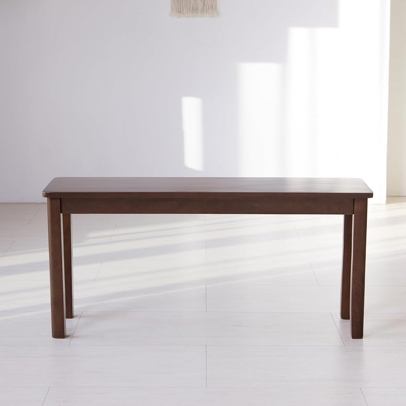 Streema Art Streema art Wooden 2 Seater Bench for Living Room 2 Seater Dining Bench for Dining Table Adjustable Bench for Study Sheesham Wooden Bench for Drawing Room Teak Finish  - Image 3