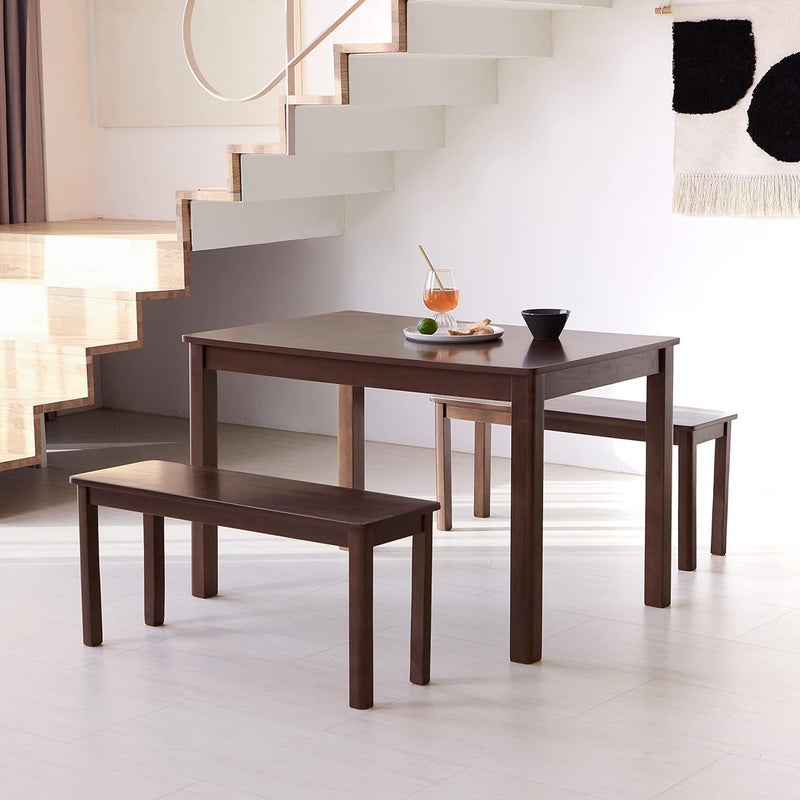 Streema Art Streema art Wooden 2 Seater Bench for Living Room 2 Seater Dining Bench for Dining Table Adjustable Bench for Study Sheesham Wooden Bench for Drawing Room Teak Finish  - Image 4