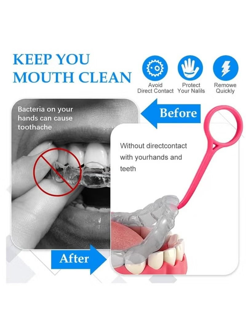 6 PCS Invisible Braces Extractor Aligner Remover Tool Clear Aligner Removal Tool for Invisible Removable Braces Oral Care Disassembly Accessories - Image 5