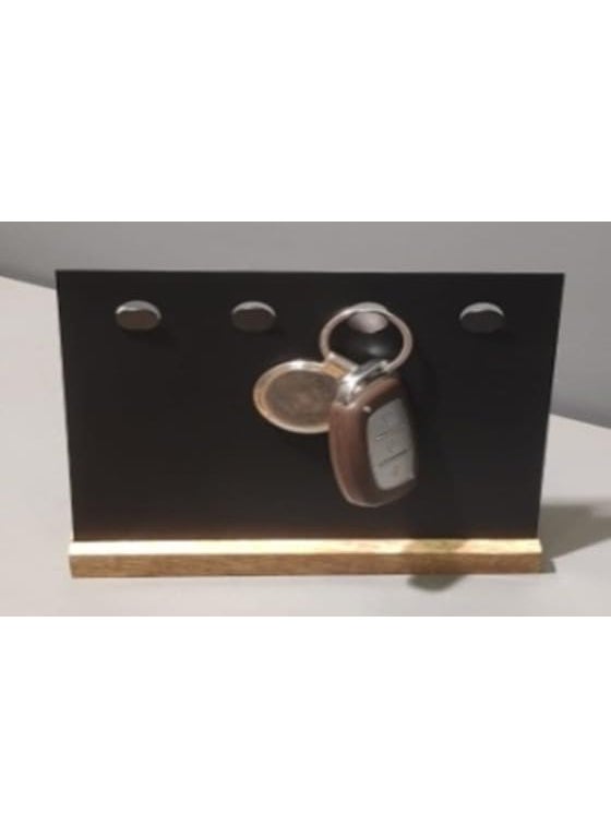 Mars Mars Wooden Key Holder for Home Office Decor Stylish Table Mounted Key Hanger  - Image 4