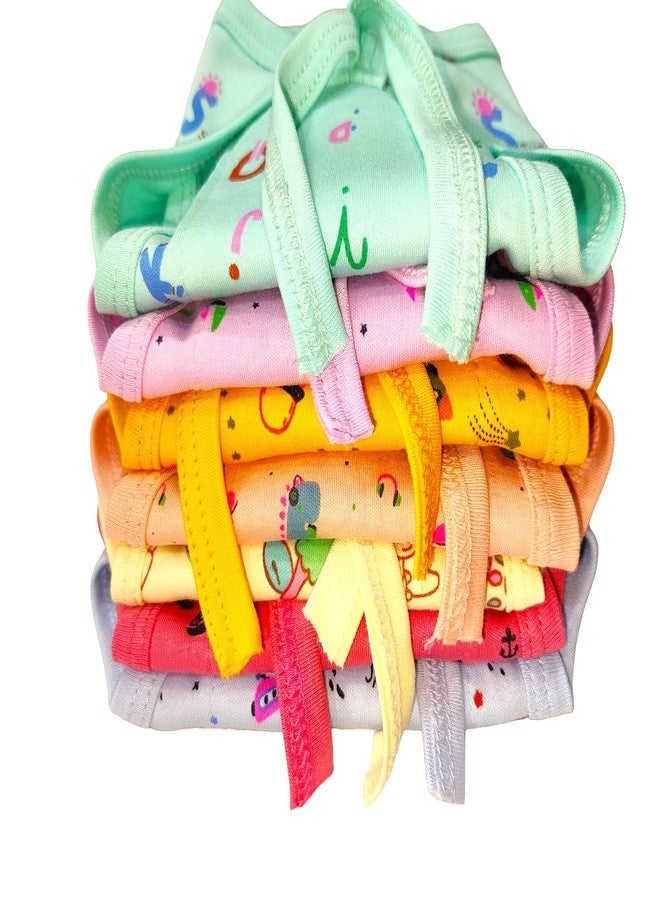 MURLI Cotton Cloth Hosiery Nappy/Diaper/Langot U Shaped Washable and Reusable for new born baby|Multicolor Extra Absorbent & Wide Cushion/Padding (6-12 Months) (Pack of 6 pcs.) - Image 5
