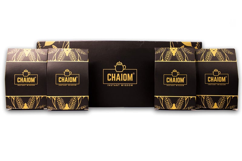 CHAIOM New Age Tea, New Flavors of Tea Pack of 4 Flavor (Darjeeling Tea, Rejuvenate, Turmeric, Spicy Cinnamon) - Image 1