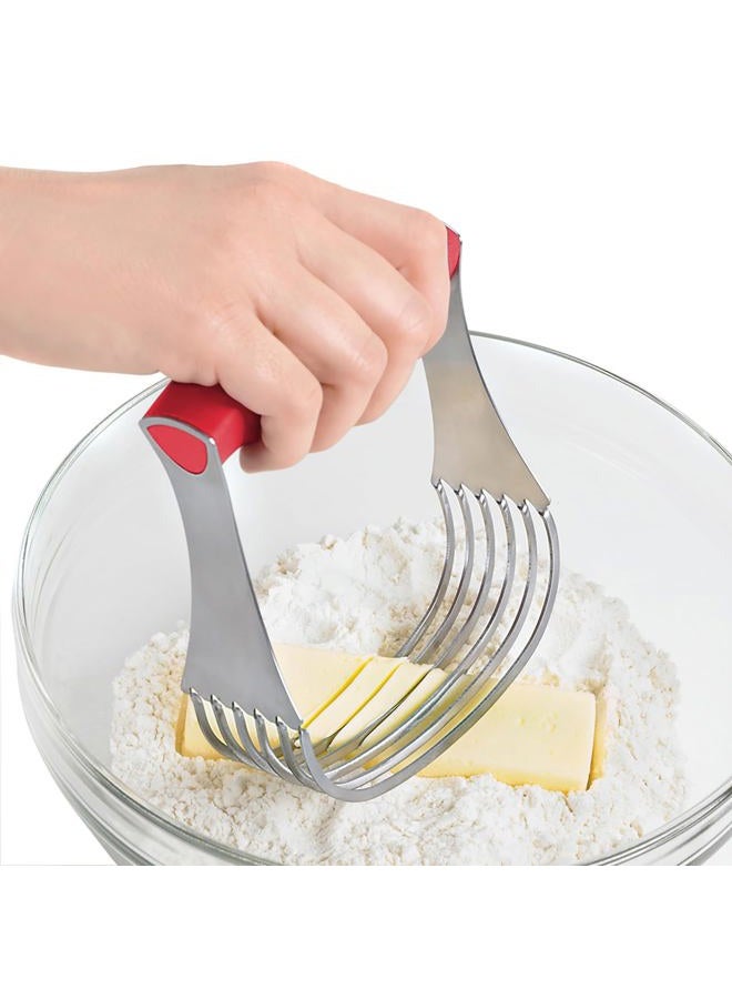 Cuisipro Deluxe Pastry Blender, 5.25-Inch, Red, Red - Image 3