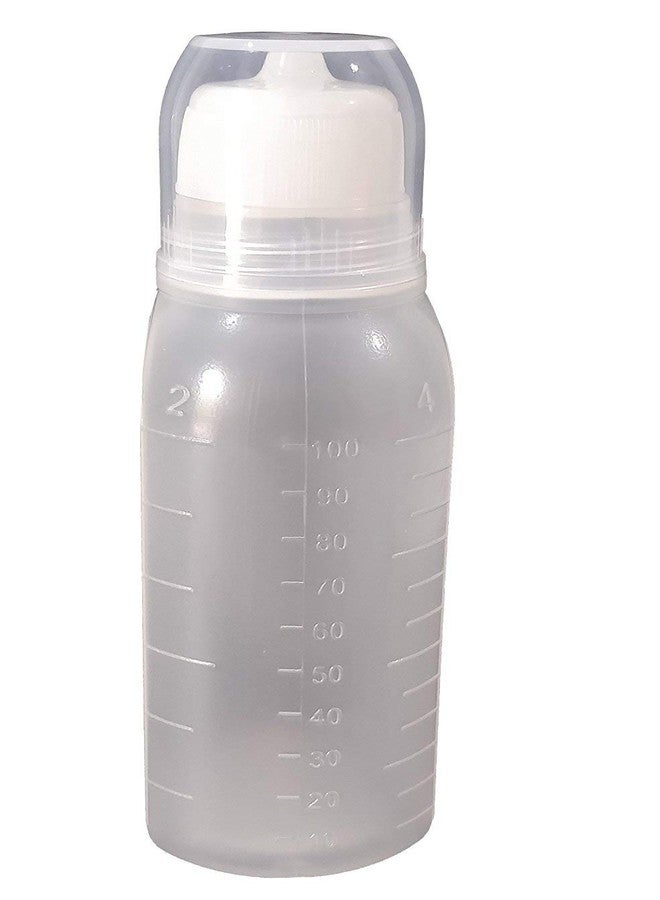 SEVEN HORSE TECH® Plastic Bottle - 100 ml, 5 Pieces, Clear, Suitable for Travel with Rotary Cap/Cover for Better Seal Shut fit, fit for Hair Oils, lotions and Other Liquid - Image 4