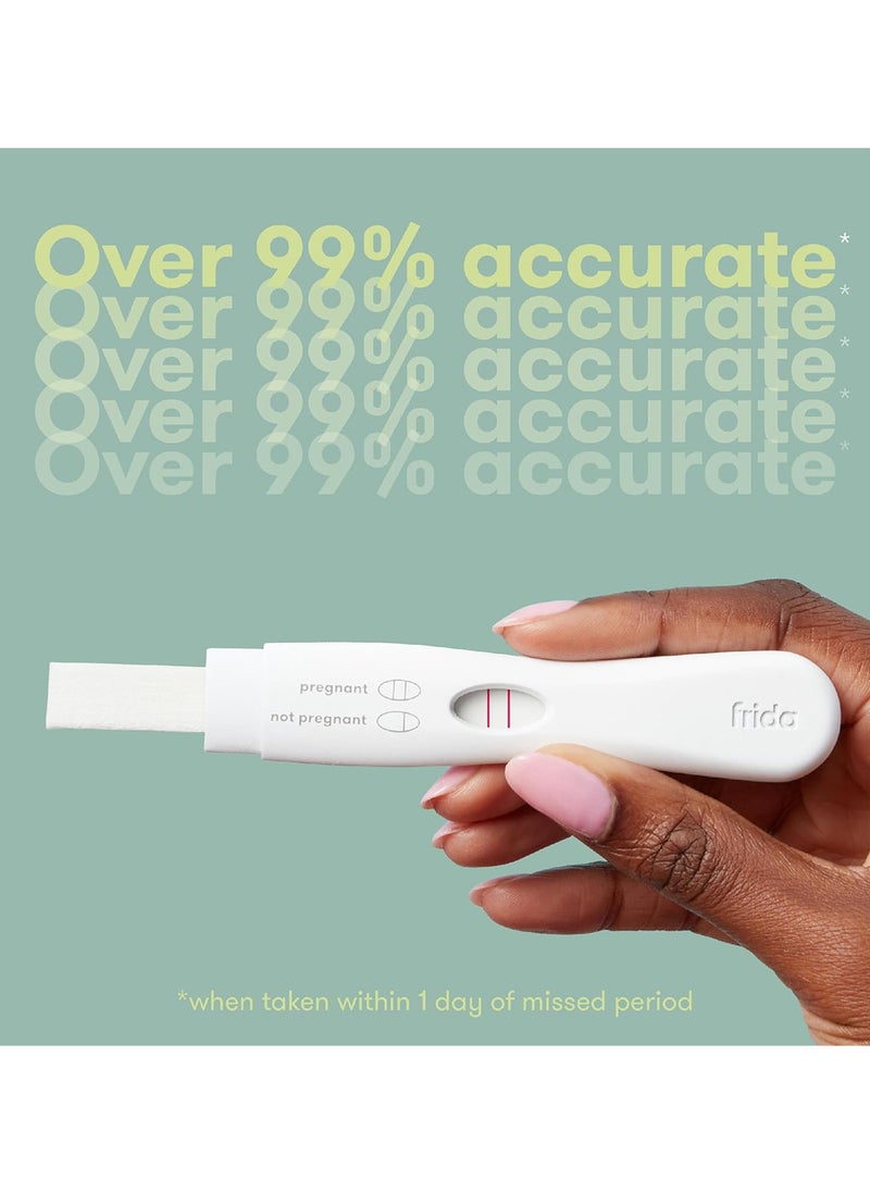 Frida Early Detection Pregnancy Test Over 99.9% Accurate Early Results + Detects In 3 Minutes Simple + Easy To Use 2 Tests White  - Image 3