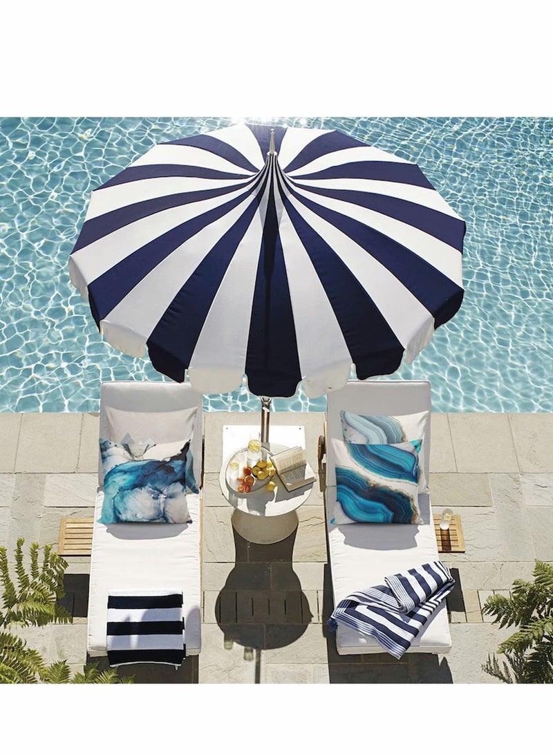 كابتن تيك Pillow Covers Set of 4, Modern Sofa Throw Cover, Decorative Outdoor Linen Fabric Case for Couch Bed Car 45x45cm - Image 5