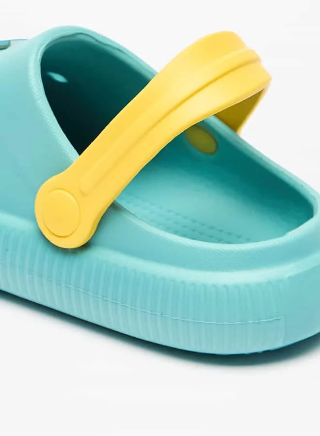 Disney Boys' Donald Duck Applique Slip-On Clogs with Backstrap
